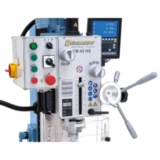 Фреза за метал с 3-осово цифрово отчитане BERNARDO FM 45 HS/ 400V Фреза за метал с 3-осово цифрово отчитане BERNARDO FM 45 HS/ 400V