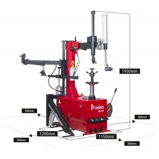 Машина за смяна на гуми с повдигащо рамо REDATS M-215 RUN-FLAT / 400V