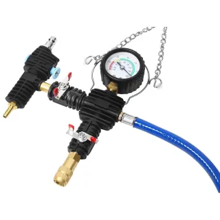 Комплект за тестване на течове от охладителната система на автомобили KraftDele KD12501/ 28 части