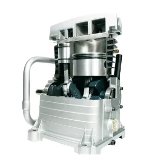 Бутален маслен компресор ELMAG MEISTER-Z galvanised 480/10/50 W/ 230V/ 2.2kW/ 50л