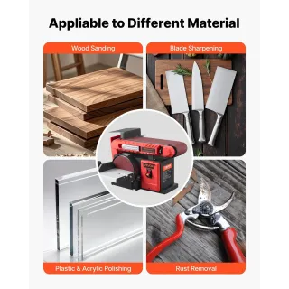 Комбиниран лентов и дисков шлайф VEVOR BSH1510C/ 400W