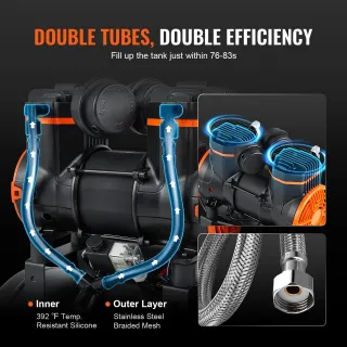 Компресор за въздух VEVOR W35L1800W220VAA5GV2/ 1800W/ 35 л