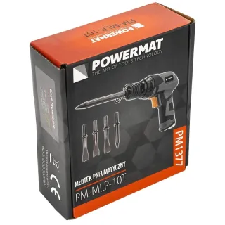 Пневматичен чук Powermat PM-MLP-10T + 4 бр. длета