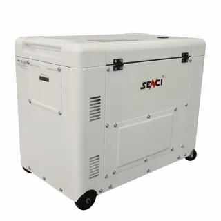 Дизелов звукоизолиран генератор за ток SENCI SCD7500TEQ/ 400V/ 7.5kW