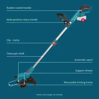 Акумулаторен тример KOENNER-SOEHNEN KS CST-20V/ 20V