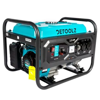 Бензинов генератор Detoolz DZ-C336/ 4.8kW/ 6.5 к.с./ 15 л Бензинов генератор Detoolz DZ-C336/ 4.8kW/ 6.5 к.с./ 15 л