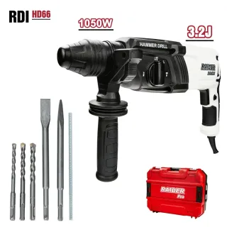 Електрически перфоратор SDS-plus Raider RDI-HD66/ 1050W/ 3.2J