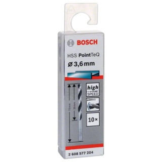 Свредло HSS за метал PoinTec 3.6 mm на Bosch комплект 10 бр.