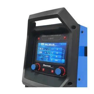 Инверторен телоподаващ апарат SHERMAN DIGIMIG 351 COMBO PULSE LCD/ 350A Инверторен телоподаващ апарат SHERMAN DIGIMIG 351 COMBO PULSE LCD/ 350A