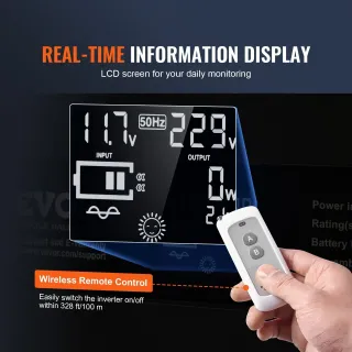 Инверторен преобразувател VEVOR SGPE-3000W/ 3 kW Инверторен преобразувател VEVOR SGPE-3000W/ 3 kW