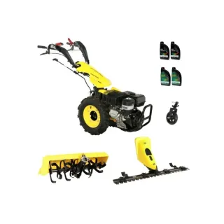 Комплект мотофреза с косачка и прикачна фреза + аксесоари ProGARDEN Campo U16E/ 14hp