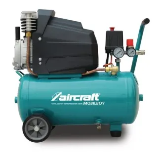 Бутален компресор AIRCRAFT MOBILBOY 261/24T E/ 1.3kW/ 24л