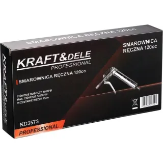 Пистолет за грес KraftDele KD3573/ 120 мл