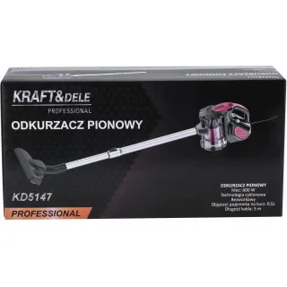Вертикална прахосмукачка KraftDele KD5147/ 600W