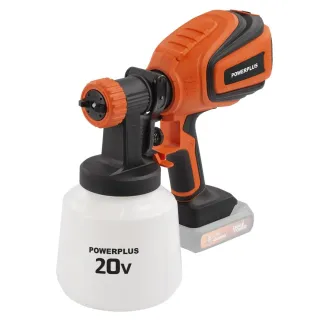 Акумулаторен пистолет за боядисване + аксесоари Power Plus POWDP7058/ 20V Акумулаторен пистолет за боядисване + аксесоари Power Plus POWDP7058/ 20V