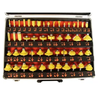 Комплект фрезери за дърво PROTECO 1010SF50/ 50 бр. Комплект фрезери за дърво PROTECO 1010SF50/ 50 бр.