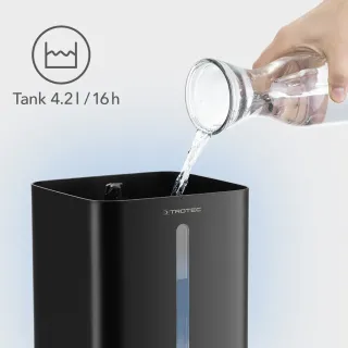 Ултразвуков овлажнител за въздух TROTEC B 4 E/ 24W/ 6 л/24 ч Ултразвуков овлажнител за въздух TROTEC B 4 E/ 24W/ 6 л/24 ч