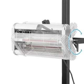 Инфрачервена сушилня за боя със стойка STAHLWERK IL-1200 ST/ 1.2kW