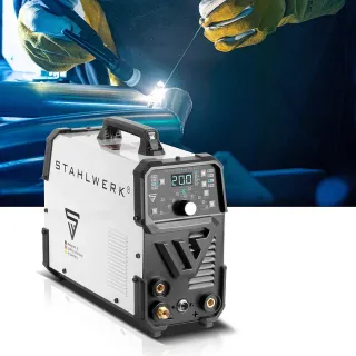 Комбиниран заваръчен апарат STAHLWERK DC TIG 200 Puls Pro CUT/ 200A