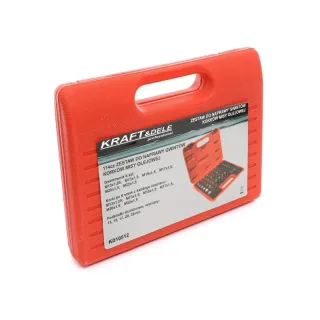 Комплект за ремонт на пробки на картер KraftDele KD10512/ 114 части