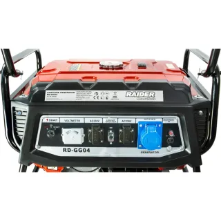 Бензинов генератор за ток Raider RD-GG04/ AVR/ 5.5kW/ 25л