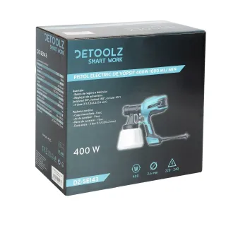 Електрически пистолет за боядисване Detoolz DZ-SE143/ 400W