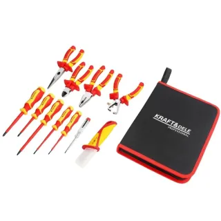 Комплект електричарски инструменти KraftDele KD5970/ 11 части