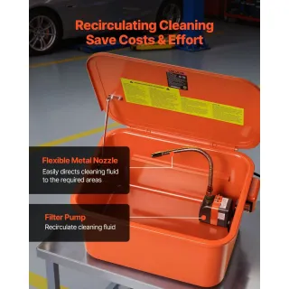 Вана за миене на части и детайли VEVOR XH-PW3-1/2G/ 19 л/ 26W