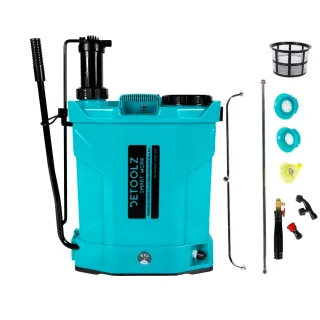 Акумулаторна пръскачка Detoolz DZ-PA1007-S001-G01/ 12V/ 8Ah/ 16 л