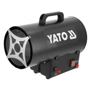 Газов калорифер Yato YT-99730/ 15kW/ 320 м³/ч/ с редуктор и маркуч 1,5м