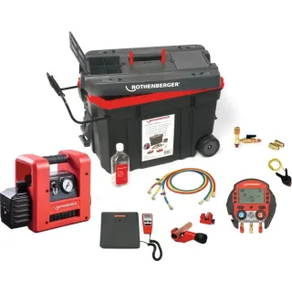 Комплект за монтаж, поддръжка и ремонт на хладилни и климатични системи и термопомпи ROTHENBERGER ROCADDY 120 R32 Digital