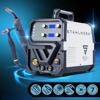 Комбиниран заваръчен апарат 3в1 STAHLWERK MTM-200 ST/ 200A