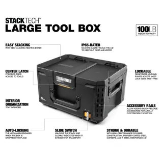 Куфар за инструменти TOUGHBUILT StackTech Large Tool Box