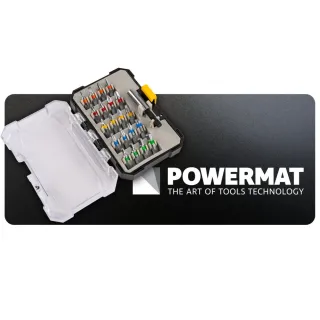 Комплект битове и удължител Powermat PM-ZB-21ZN/ 21бр. Комплект битове и удължител Powermat PM-ZB-21ZN/ 21бр.