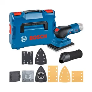 Акумулаторен виброшлайф Bosch GSS 12V-13 PROFESSIONAL+ 3 плочи в L-boxx / 12V