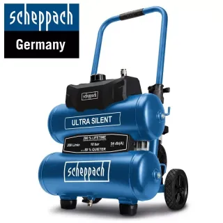 Компресор безшумен Scheppach HC20Si-TWIN / 750W