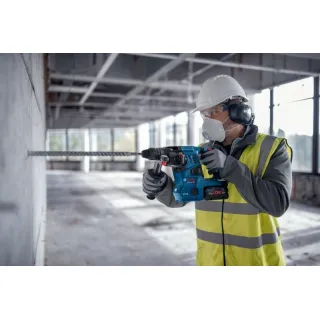 Акумулаторен перфоратор Bosch GBH 18V-28 CF с аксесоари + L-Boxx/ 18V/ 2x8Ah