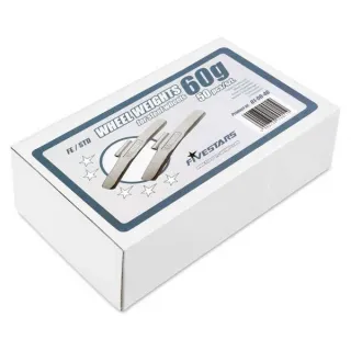 Тежести за баланс на стоманени джанти FIVESTARS 01-00-46/ 60 гр - 50 бр.