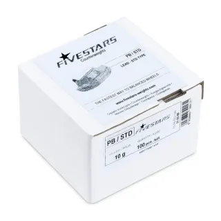 Тежести за баланс на стоманени джанти FIVESTARS 01-00-88/ 10 гр - 100 бр.