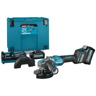Акумулаторен ъглошлайф Makita GA041GM201 XGT/ 40V/ 2x4Ah