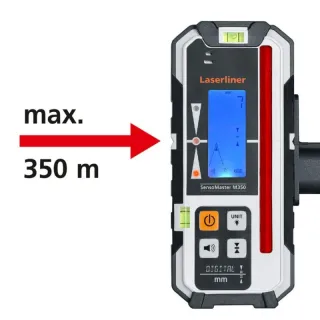 Комплект ротационен лазер с тринога манивела и телескопична лата Laserliner Quadrum M350 S set 2/ 350 м