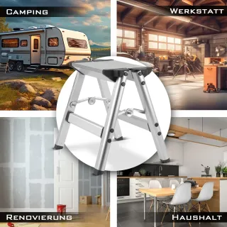 Сгъваема стълба STAHLWERK KT-1 ST/ 120 кг Сгъваема стълба STAHLWERK KT-1 ST/ 120 кг