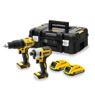 Комплект акумулаторни ударни винтоверти DeWALT DCK2060D2T/ 18V/ 2x2Ah