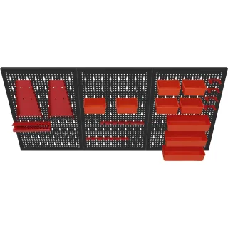 Метален перфориран панел за инструменти KraftDele KD11898/ 120 х 60 см Метален перфориран панел за инструменти KraftDele KD11898/ 120 х 60 см