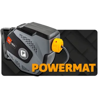 Автоматична макара с маркуч за въздух POWERMAT PM-ABNW-14M/ 14 м