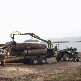 Ремарке за дървен материал Jansen HRW-15, 6.5 HP Ремарке за дървен материал Jansen HRW-15, 6.5 HP