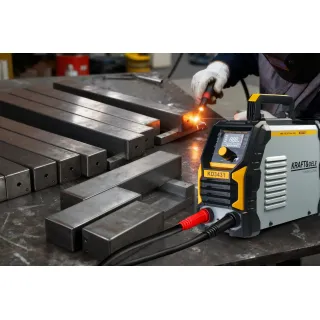 Инверторен заваръчен апарат KraftDele KD3431/ 340A Инверторен заваръчен апарат KraftDele KD3431/ 340A