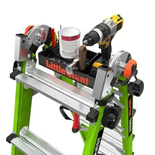 Професионална двураменна стълба Little Giant CONQUEST 4x4 M17 Fiberglass/ 150 кг