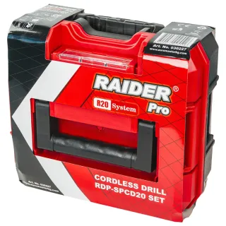 Акумулаторен винтоверт RAIDER RDP-SPCD20 Set R20/ 20V/ 2Ah Акумулаторен винтоверт RAIDER RDP-SPCD20 Set R20/ 20V/ 2Ah