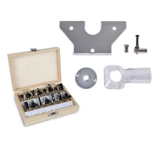 Комплект оберфреза + приставки Einhell TC-RO 1155 Kit/ 1100W